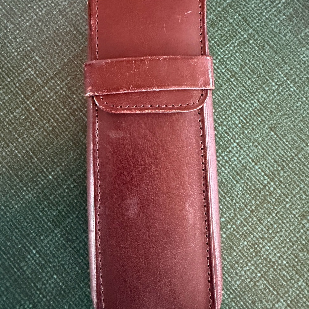 Vintage Coach leather pencil/pen case